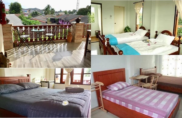 Nên ở khách sạn nào Kanchanaburi tiện nghi, giá rẻ, vị trí trung tâm? Khách sạn đẹp giá bình dân ở Kanchanaburi gần chợ đêm. Thai Guesthouse