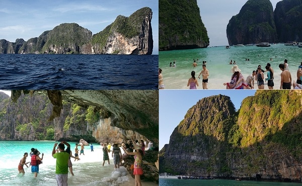 Bãi biển đẹp nhất Thái Lan: Bãi biển Maya, bãi biển đẹp nhất ở Koh Phi phi, Thái lan