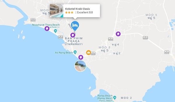 Du lịch Krabi nên ở đâu rẻ? Nhà nghỉ Kokotel Krabi Oasis. Nhà nghỉ giá rẻ ở Krabi