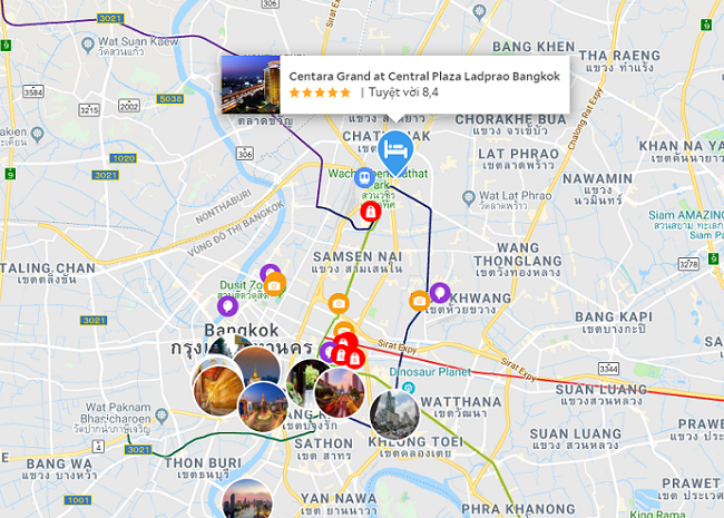 Centara Grand at Central Plaza Ladprao Bangkok - Khách sạn 5 sao gần chợ Chatuchak ở Bangkok