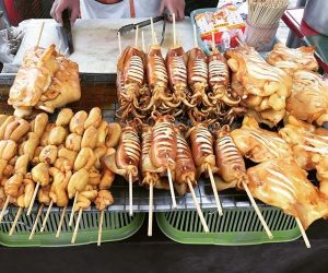 Mực nướng/ ăn vặt ở Bangkok