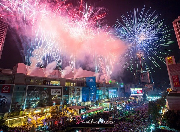 Đón Tết dương lịch ở Thái Lan, đón năm mới ở Bangkok tại Central World