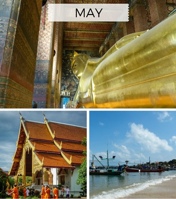 Thời tiết Thái Lan tháng 5, địa điểm du lịch Thái Lan tháng 5