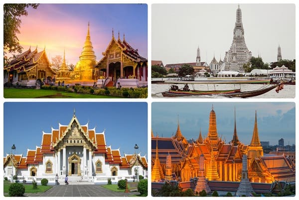 Nên đi du lịch Thái Lan hay Malaysia, các ngôi chùa ở Thái Lan