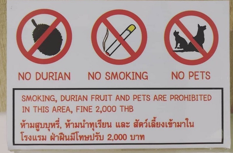 Kinh nghiệm đi lại ở Thái Lan, tuyệt đối không mang sầu riêng lên phương tiện công cộng
