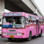 Kinh nghiệm đi lại ở Thái Lan, phương tiện di chuyển ở Thái Lan, xe bus ở Bangkok